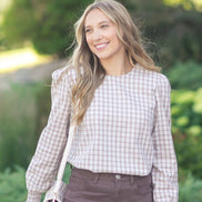 'Blake' Cinched Sleeve Blouse Fall