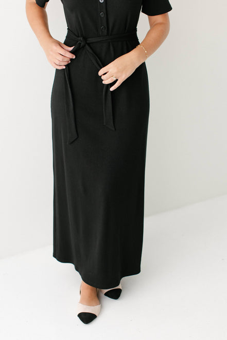 'Katelyn' Ribbed Knit Maxi Dress