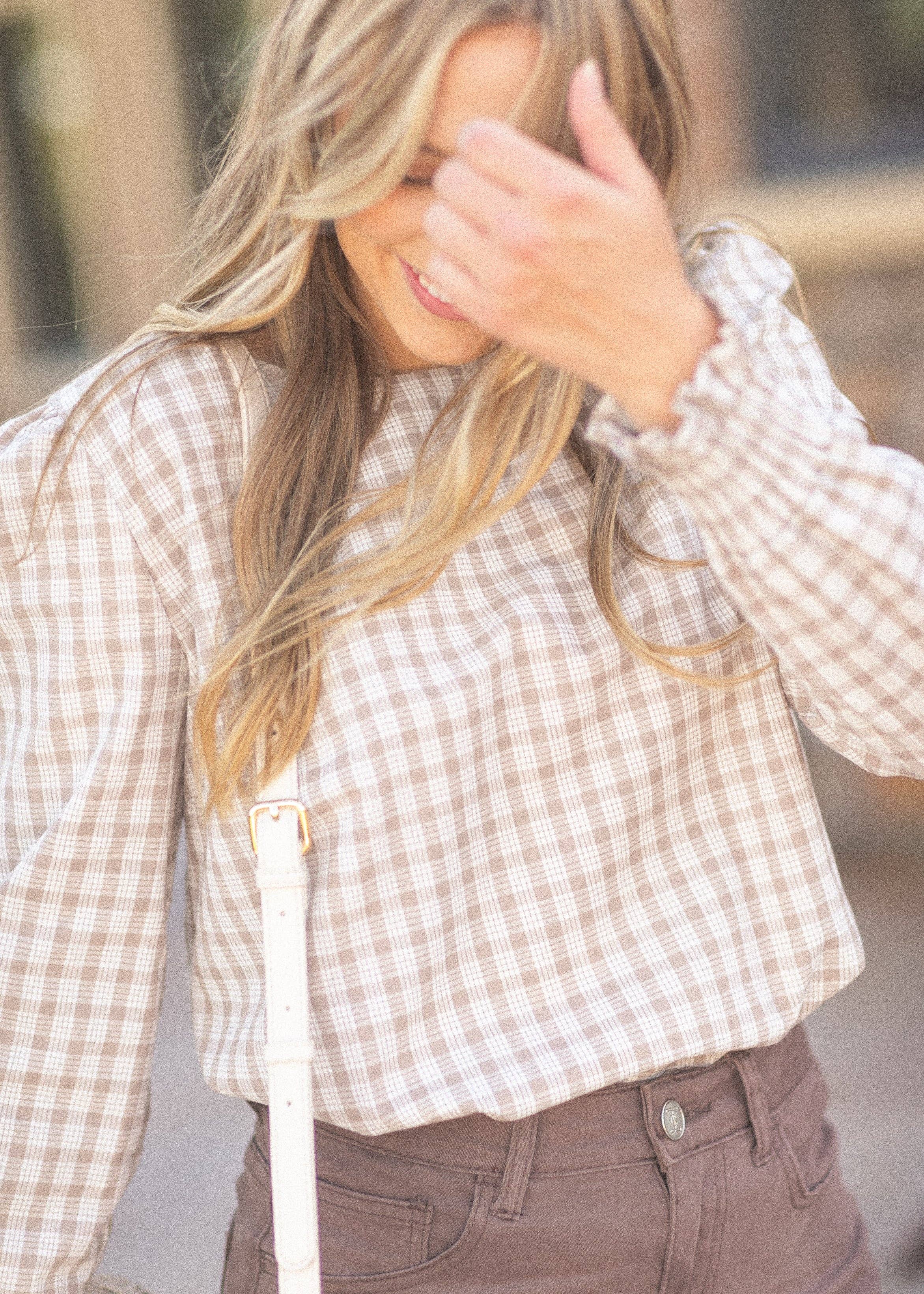 'Blake' Cinched Sleeve Blouse Fall