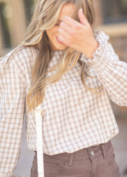 'Blake' Cinched Sleeve Blouse Fall