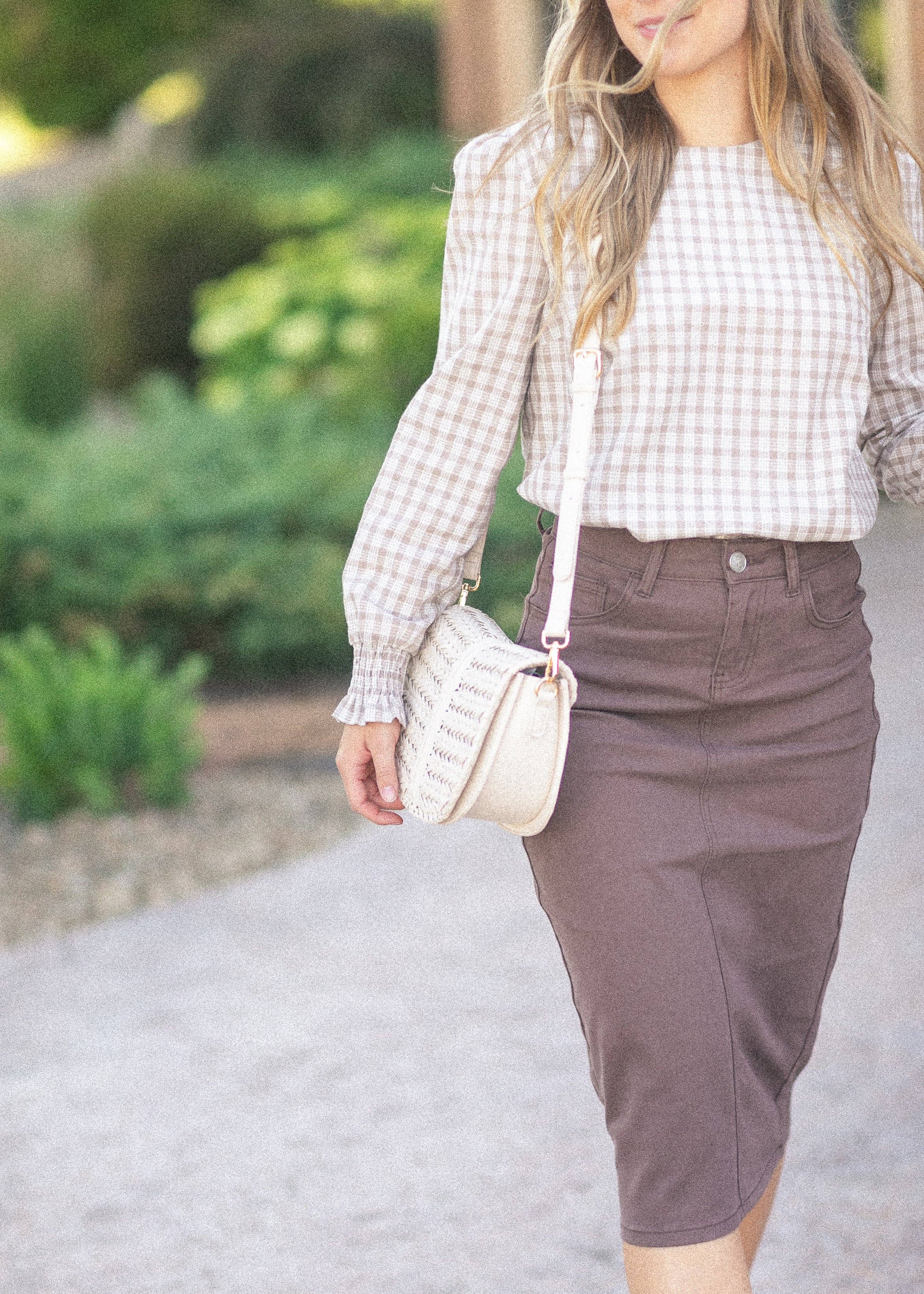 'Blake' Cinched Sleeve Blouse Fall