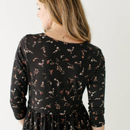 'August' Maternity and Nursing Friendly Floral Knee Length Dress