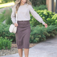 'Blake' Cinched Sleeve Blouse Fall