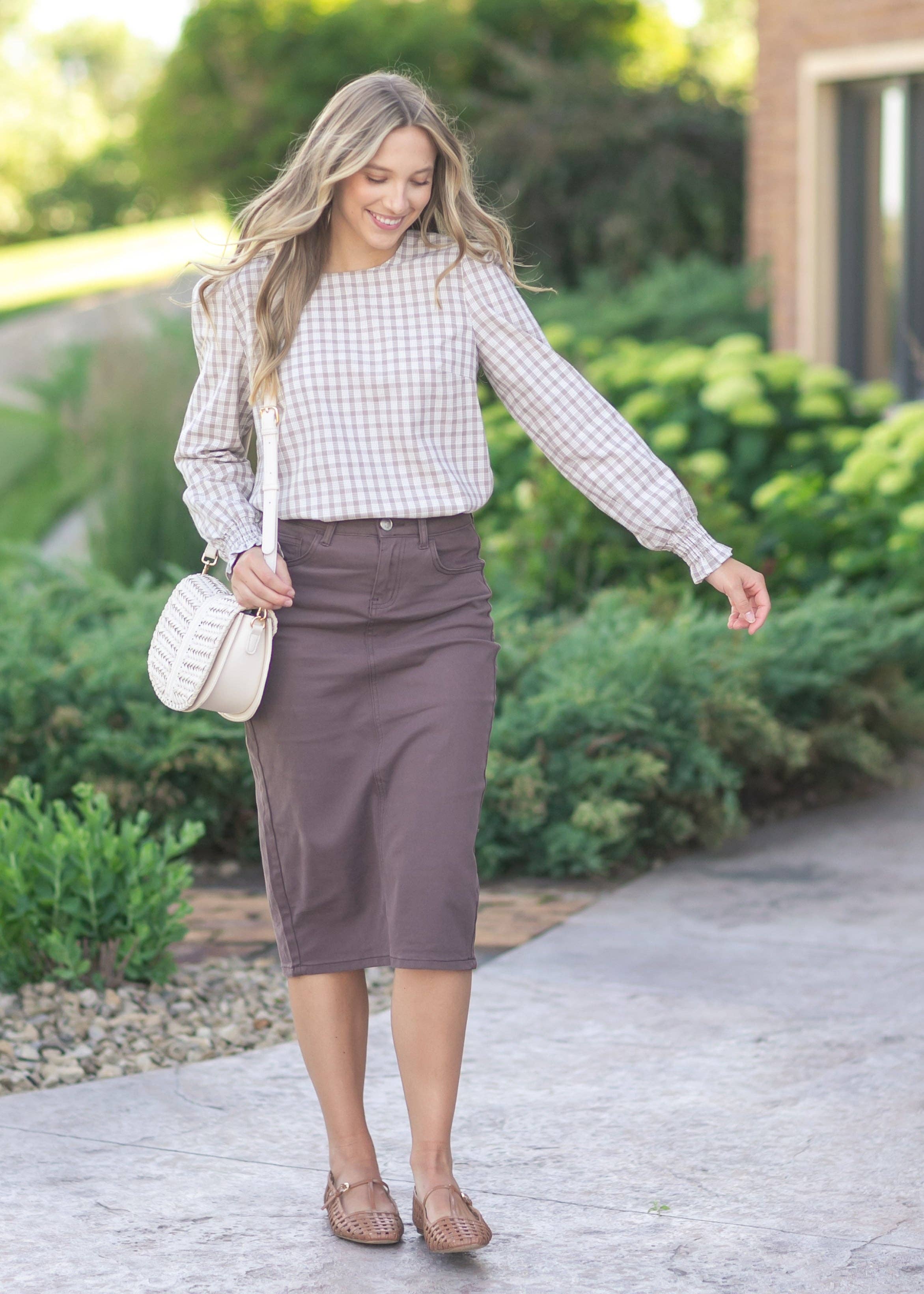 'Blake' Cinched Sleeve Blouse Fall