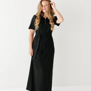 'Katelyn' Ribbed Knit Maxi Dress