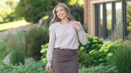 'Blake' Cinched Sleeve Blouse Fall
