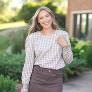 'Blake' Cinched Sleeve Blouse Fall