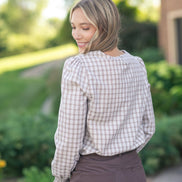 'Blake' Cinched Sleeve Blouse Fall