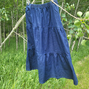 'Jacquelyn' Tiered Denim Skirt