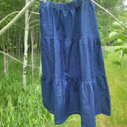 'Jacquelyn' Tiered Denim Skirt